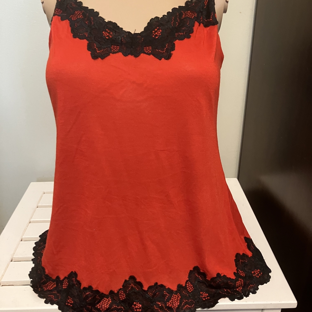 New York & Company Vibrant Red Cami